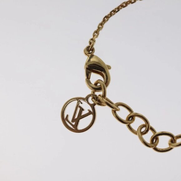 LOUIS VUITTON Bracelet Petit Louis Bracelet metal Gold M00374 LV Auth sw559 - Picture 4 of 7